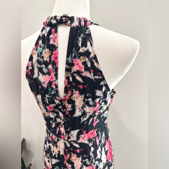 ASTR Floral Hi Low Midi Halter Dress Medium - Picture 7 of 10